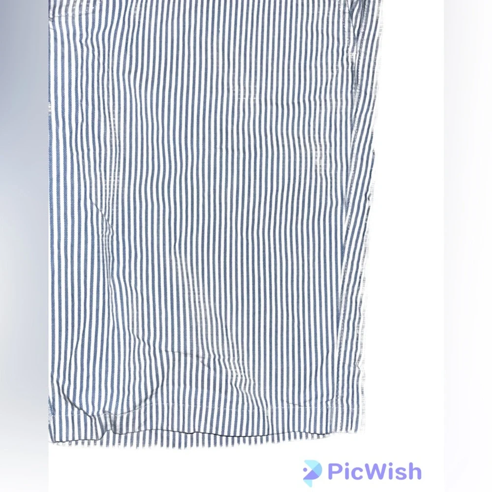 J Crew Blue & White striped shorts